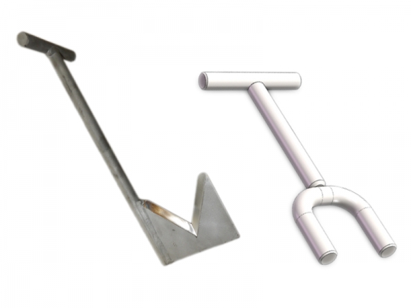 Knife T-Bar Handle Fork Tool